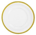 Picture of Charger Plate (Glass Gold Rim)  - Gold
