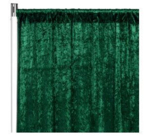 Picture of Drape 10X52 - Emerald Green (Velvet )