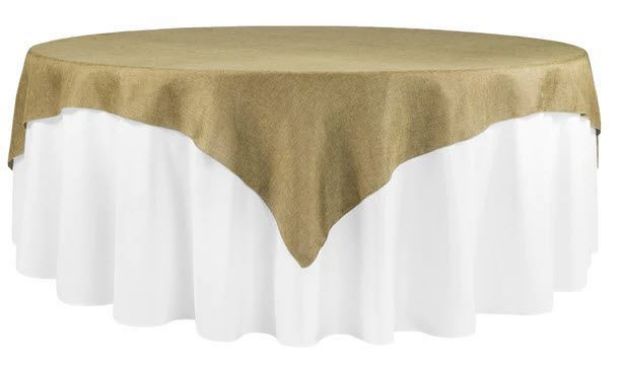 Picture of 85X85 - Natural (Faux Burlap )