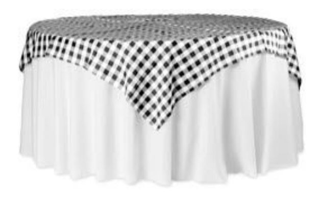 Picture of 70x70 - Black (Poly Checkered)