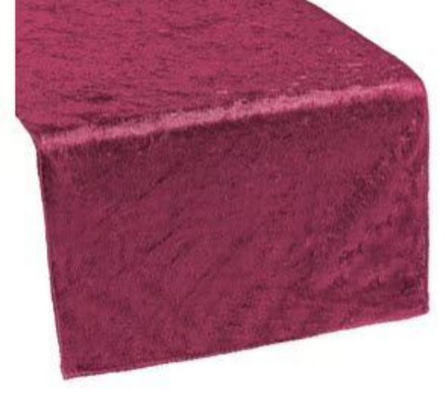 Picture of Runner 12X108 - Burgundy (Velvet )
