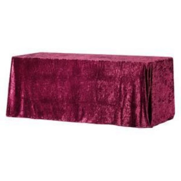 Picture of 90X132 - Burgundy (Velvet Rectangle)