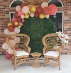 Picture of Table (Hourglass wicker table)  - Brown