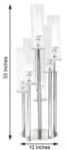 Picture of Decor (Crystal 7 Arm Candelabra)  - Clear Glass