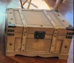 Picture of Decor (Wood Chest Trunk)  - Off White