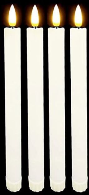Picture of Candle (LED Taper Candle) 10" - White