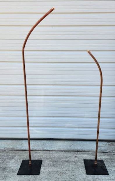 Picture of Decor (Crescent Floral Arches)  - Copper