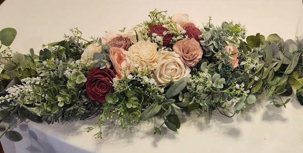Picture of Decor (Mauve Blush Floral Spray)  - Mauve
