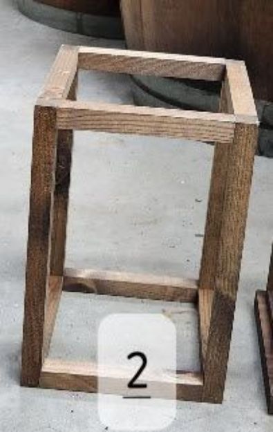 Picture of Lantern (Hollow Wood Frame Small) 11X7.5 - Brown