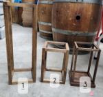 Picture of Lantern (Hollow Wood Frame Tall) 22X7.5 - Brown