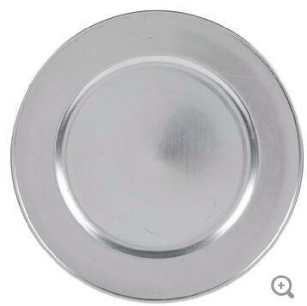 Picture of Charger Plate (Plain)  - Silver
