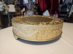 Picture of Cake stand (Leaf Swirl) 18 - Light Gold