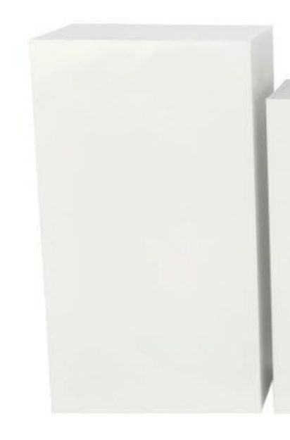 Picture of Column (Metal Square Pedestal - L) 14X30 - White