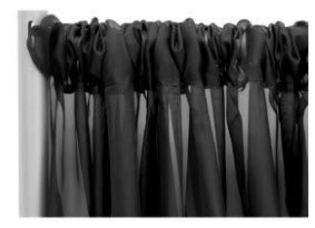 Picture of 14X118 - Black (Voile Drape)