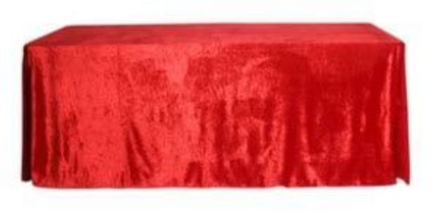 Picture of 90X156 - Apple Red (Velvet Rectangle)