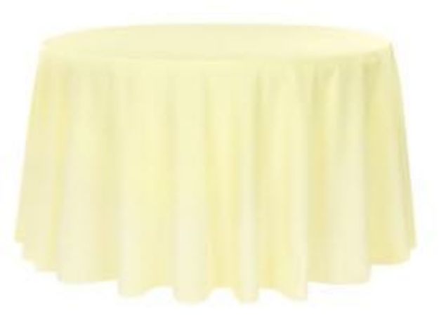 Picture of 132 - Pastel Yellow (Poly Round)