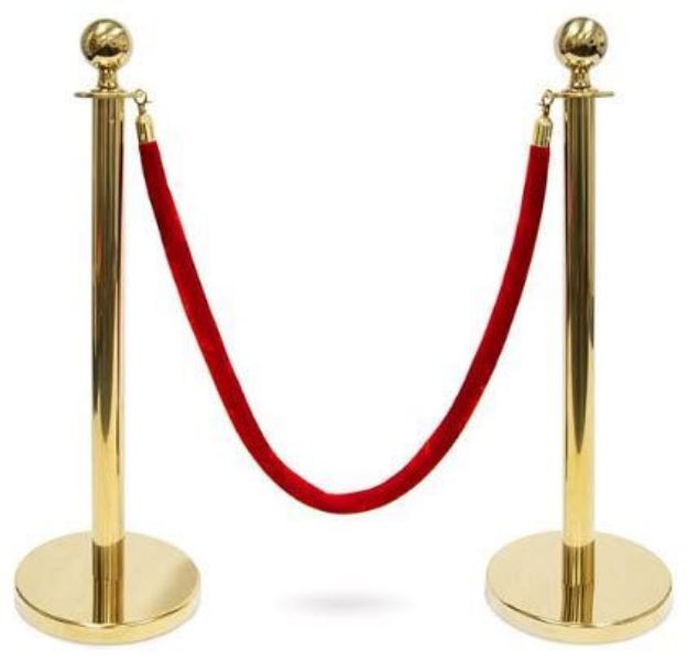 Picture of Decor (Stanchion Set)  - Gold