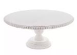 Picture of Cake stand (Beaded Wooden)  - White