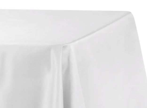 Picture of 108X132 - White 6ft KING (Lamour satin )