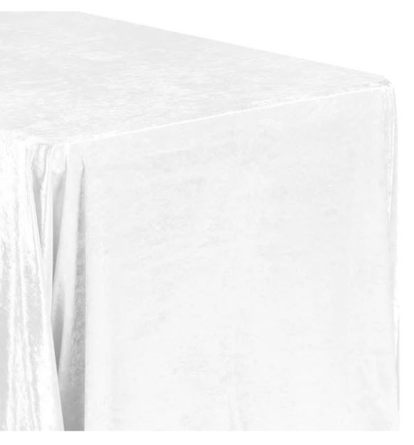 Picture of 90X132 - White (Velvet )