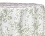 Picture of 132 - Sage (French Toile Round)