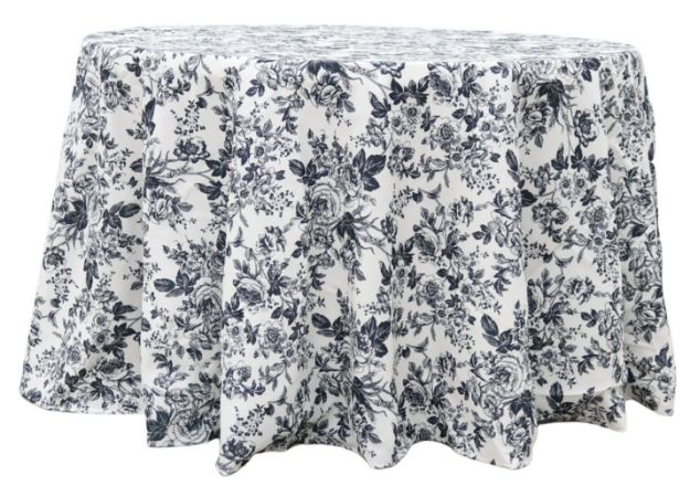Picture of 120 - Black (French Toile Round)