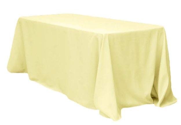 Picture of 90X132 - Pastel Yellow (Poly Rectangle)