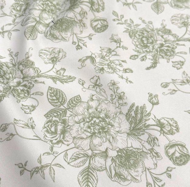 Picture of 108X156 - Sage (King Drape French Toile Rectangle)
