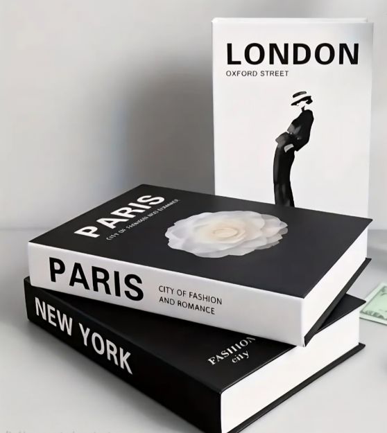 Picture of Decor (London Faux Book) 10.5X6.5 - White