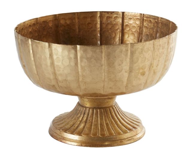 Picture of Decor (Metal Pedestal Compote Bowl) 6X8 - Gold