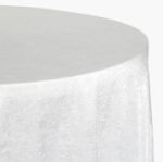 Picture of 132 - White (Textured Satin Round)