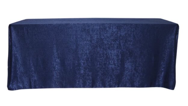 Picture of 90X132 - Navy (Textured Satin Rectangle)