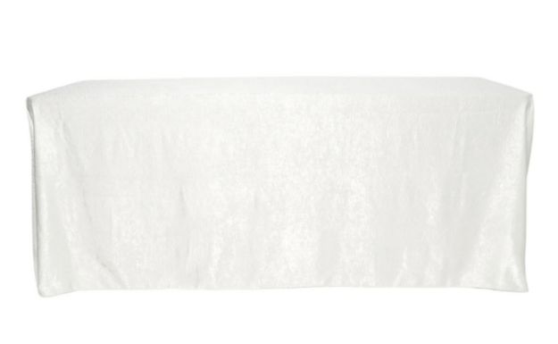 Picture of 90X156 - Ivory (Textured Satin Rectangle)